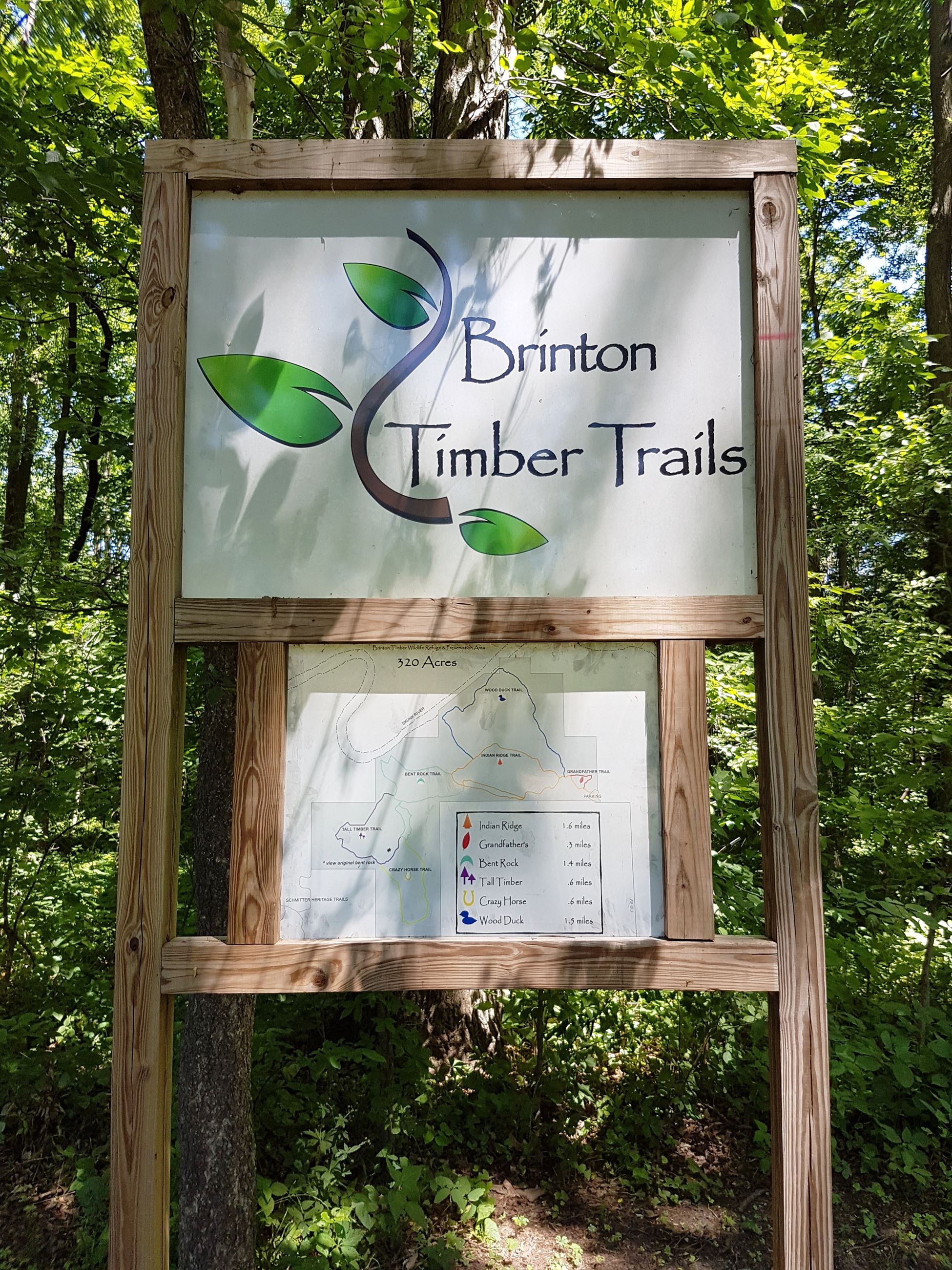 Brinton Timber - Trail Sign